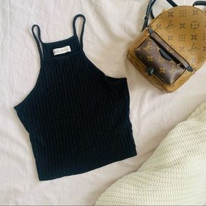 Abercrombie & Fitch Ribbed Halter Top